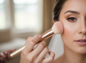 Maquiagem profissional para noiva com pele iluminada